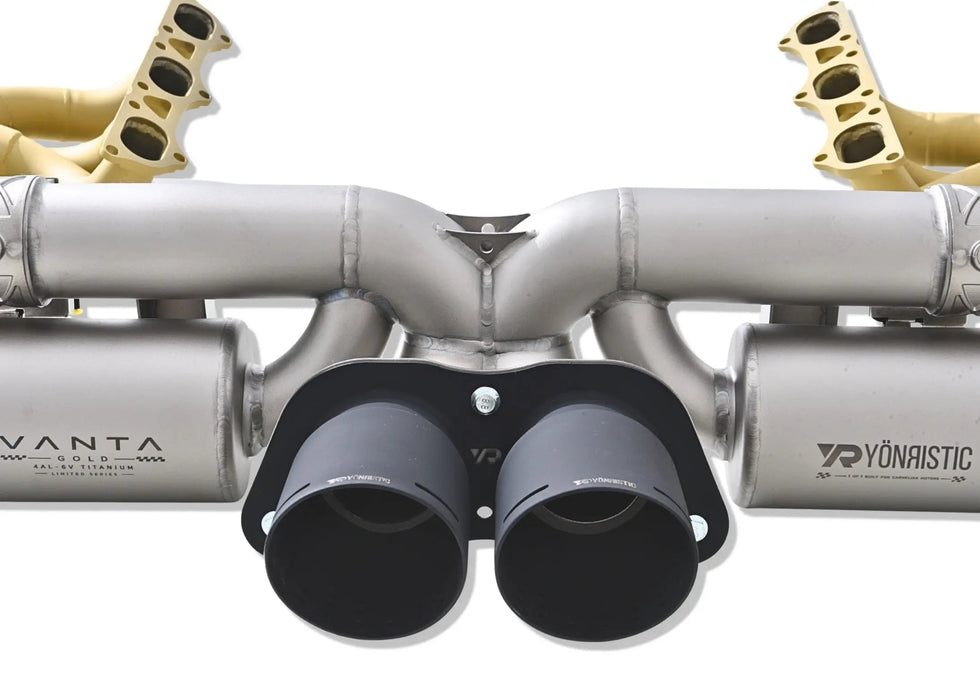 Porsche 992 GT3 RS exhaust - header flange detail