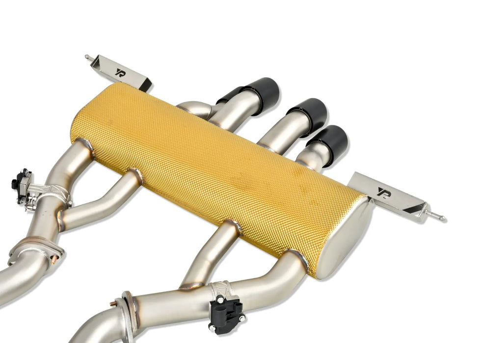 BMW G8X M-Performance style centre exhaust - flow core internal geometry