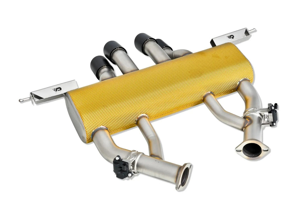 BMW G8X M-Performance style centre exhaust - gold carbon-ceramic coated core