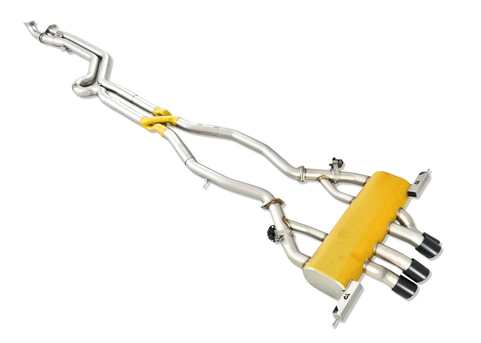 BMW G8X M-Performance style centre exhaust - valved rear section