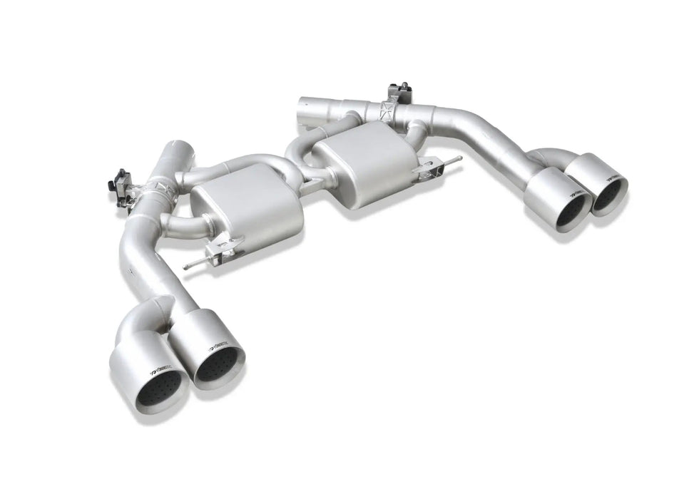 BMW F97 X3M / F98 X4M VANTA GOLD exhaust - hanger and mounting detail