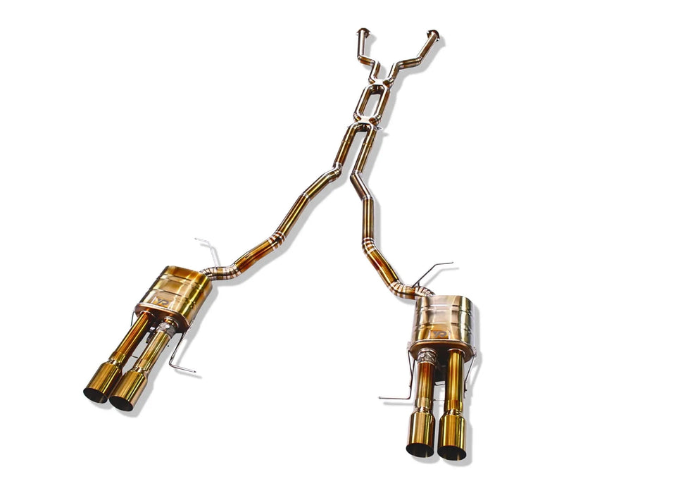 BMW E60 M5 E63 M6 Performance Exhaust System Double X-Pipe - Yonristic Performance