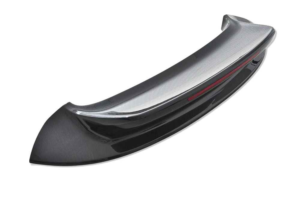 Porsche 992 ducktail spoiler - carbon surface finish