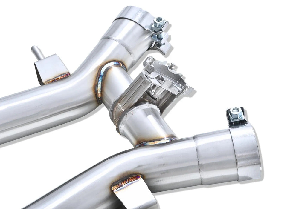 Mercedes-AMG GLE 63 valved exhaust - extended X-pipe crossover