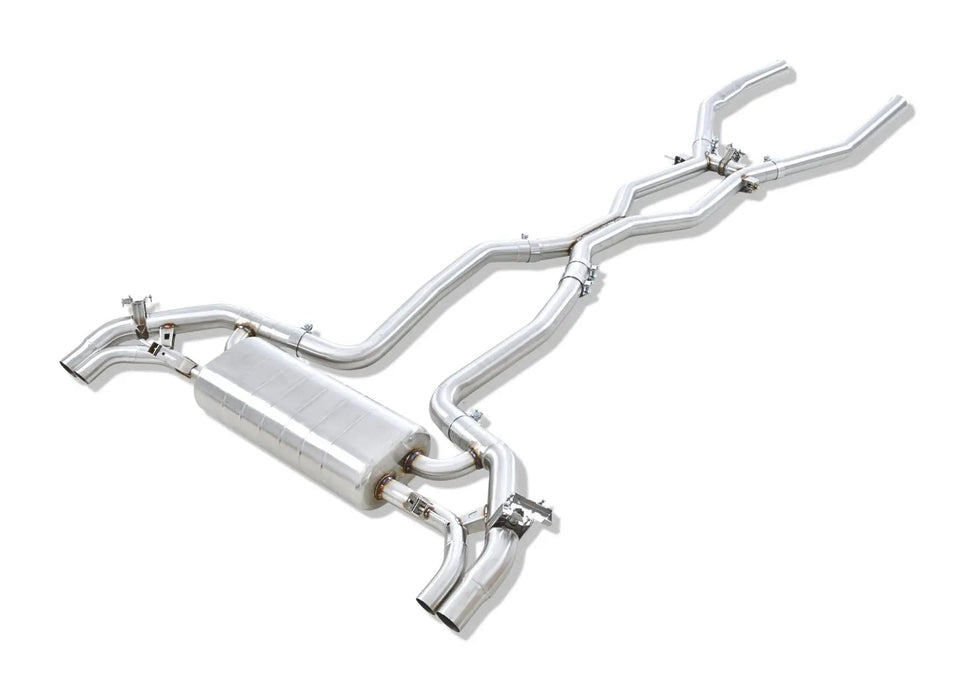 Mercedes-AMG GLE 63 valved exhaust - flange and connection detail