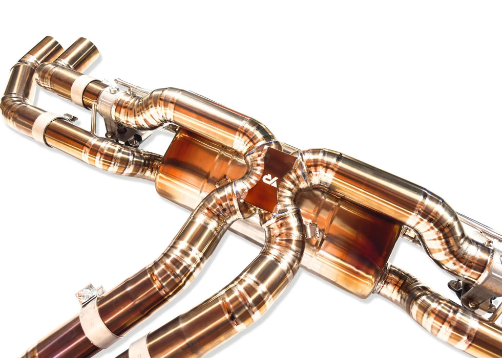 Audi RS Q8 Exhaust VANTA Edition Valved Catback Double X-Pipe - Yonristic Performance