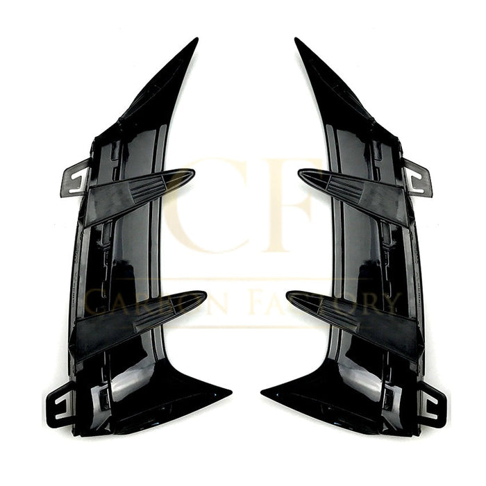 Gloss Black Rear Bumper Trims for Mercedes Benz W177 A Class Saloon 18-25 (Replacement)
