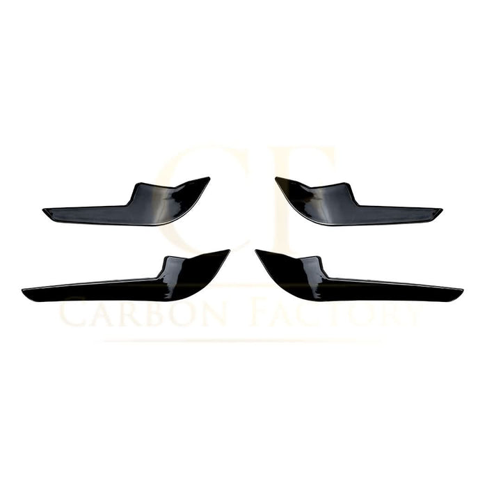 Gloss Black Front Canards for Audi 8Y RS3 20-24