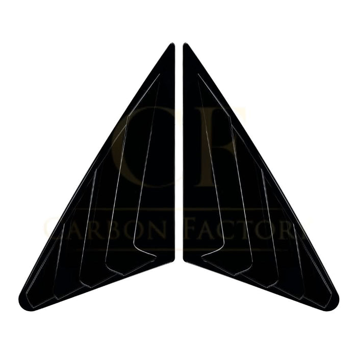 Gloss Black Window Louver Vents for Audi A3 8Y Saloon 20-Present