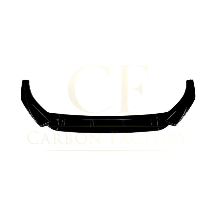 V Style Gloss Black Front Splitter for Audi A3 8V Standard model 13-16