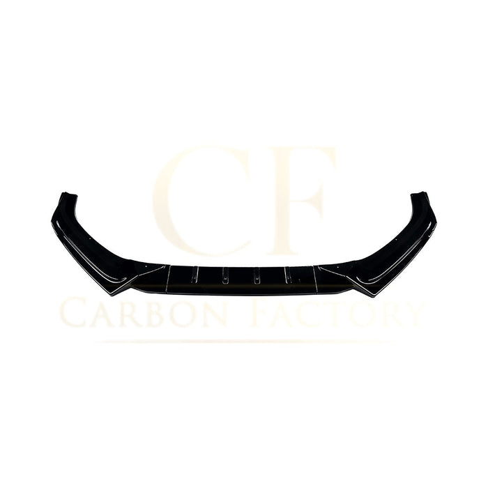 V Style Gloss Black Front Splitter for Audi A4 B9 S Line & S4 17-19