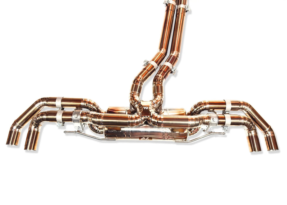 Audi RS Q8 Exhaust VANTA Edition Valved Catback Double X-Pipe - Yonristic Performance