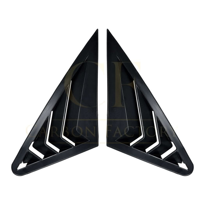 Gloss Black Window Louver Vents for Audi A3 8V S3 Saloon 13-20