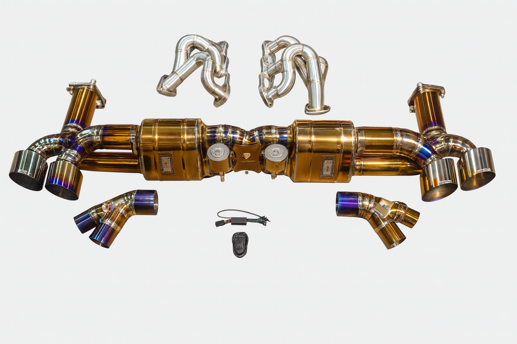 Valvetronic Valved Race Exhaust System for Porsche 911 Turbo 991.1 / 991.2