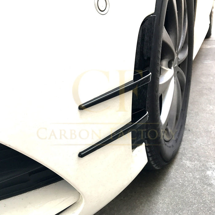 Type 2 Gloss Black Front Canards for Mercedes Benz W177 A Class AMG & A35 18-22