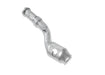 BMW S58 high-flow catted downpipes - full heat shield wrapping