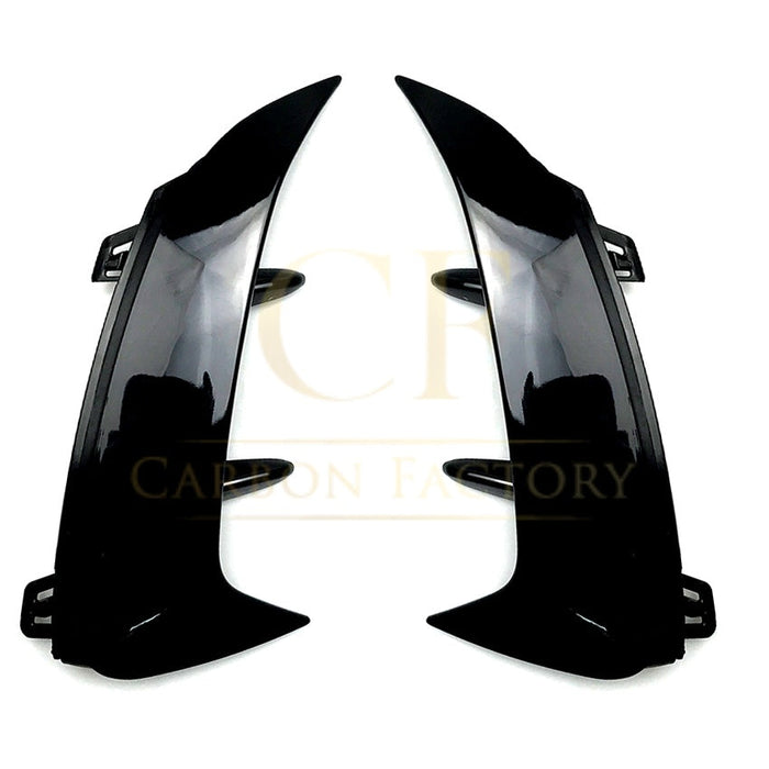 Gloss Black Rear Bumper Trims for Mercedes Benz W177 A Class Saloon 18-25 (Replacement)