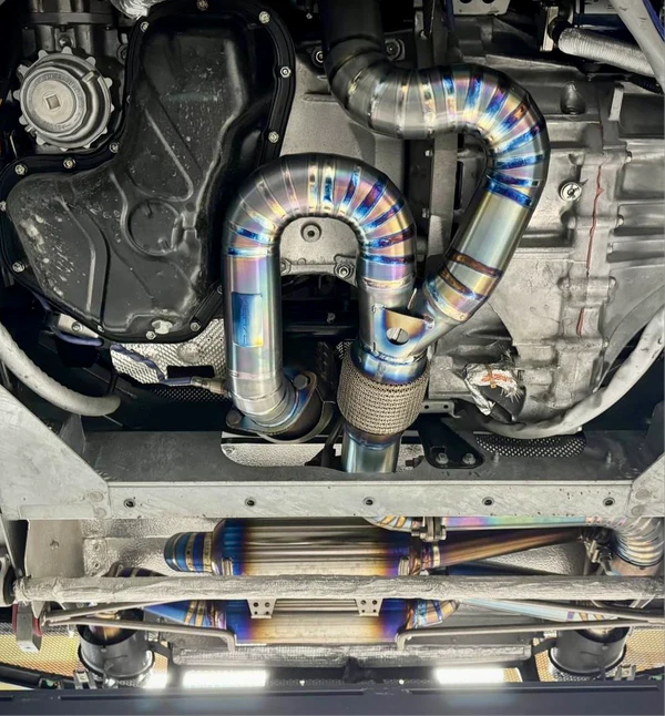 Lotus Emira V6 Titanium Y-pips By Aerie Performance