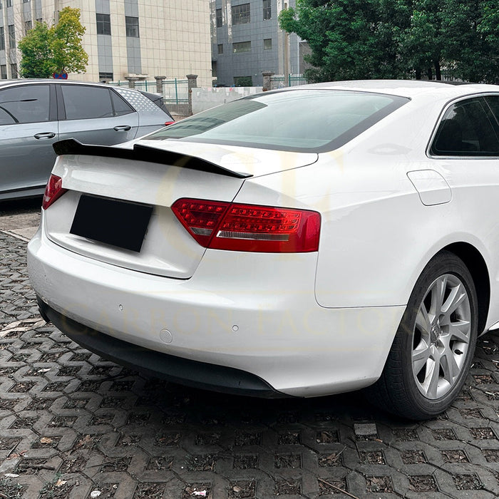 V Style Gloss Black Boot Spoiler for Audi B8 B8.5 A5 S5 RS5 2 Door 07-16
