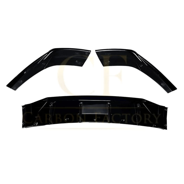 V Style Gloss Black Diffuser for Audi A3 S3 Saloon 20-Present