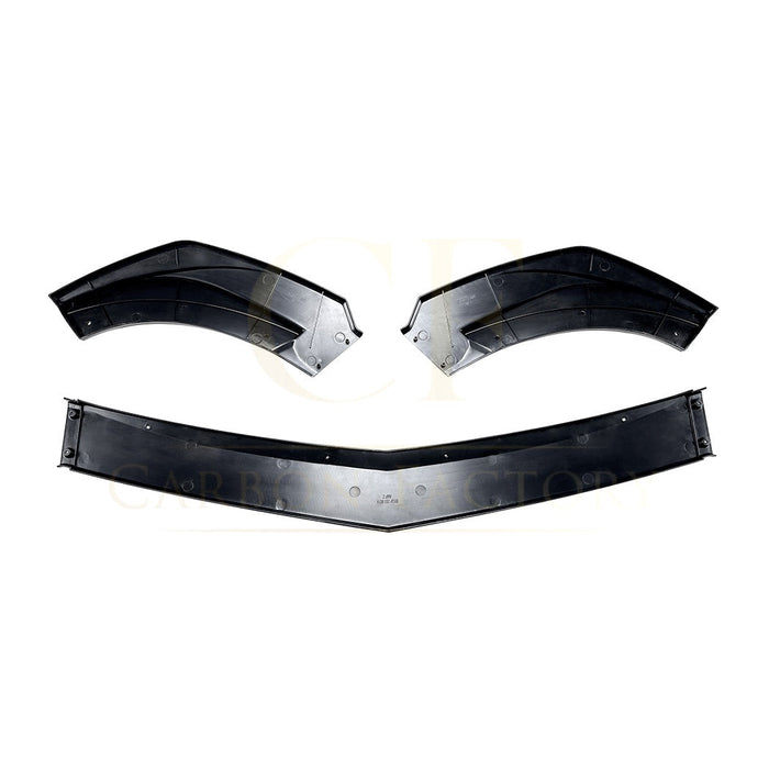 V Style Gloss Black Front Splitter for Mercedes Benz W204 C63 11-14