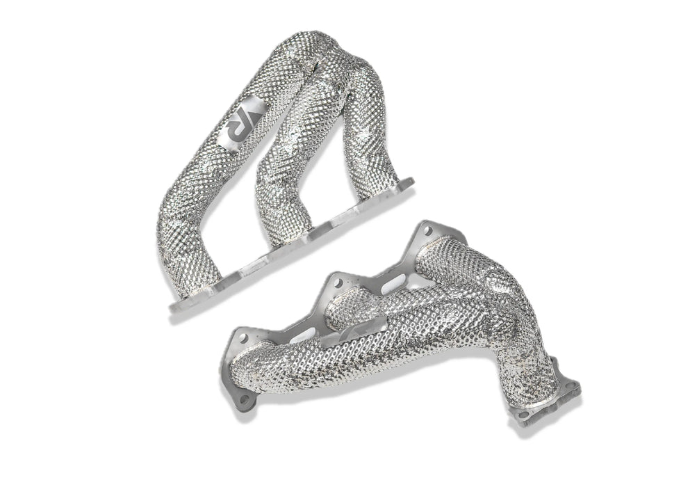 Porsche 992 Carrera performance headers - runner transitions and TIG welded assembly