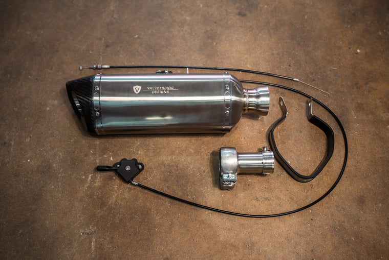 Valvetronic Motorcycle Valved Muffler - Valvetronic Designs