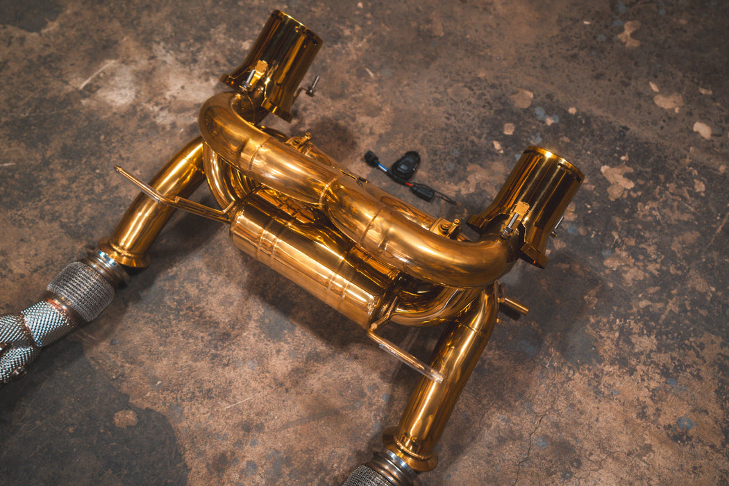 Lamborghini Aventador SVJ/Ultimae Valved Sport Exhaust System - Valvetronic Exhaust