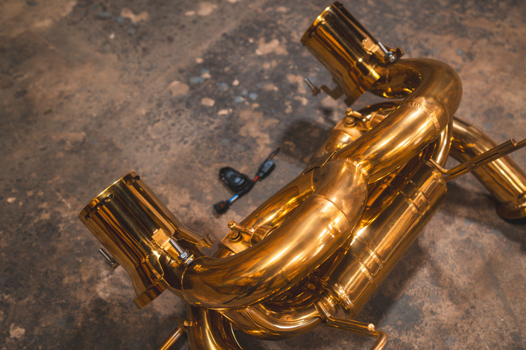 Lamborghini Aventador SVJ/Ultimae Valved Sport Exhaust System - Valvetronic Exhaust
