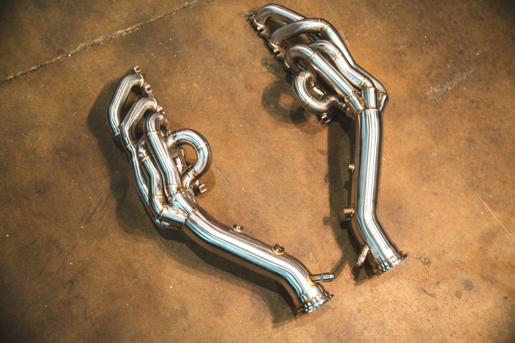 Audi R8 V10 / Lamborghini Gallardo LP / Lamborghini Huracan Free Flow Headers - Valvetronic Exhaust