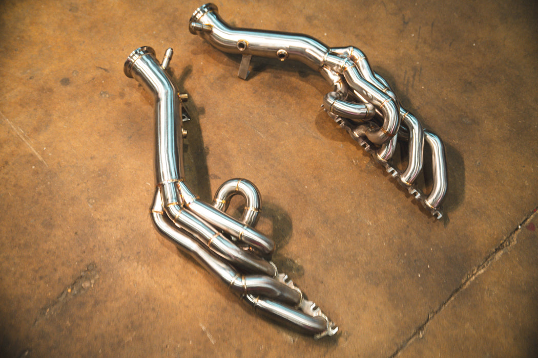 Audi R8 V10 / Lamborghini Gallardo LP / Lamborghini Huracan Free Flow Headers - Valvetronic Exhaust