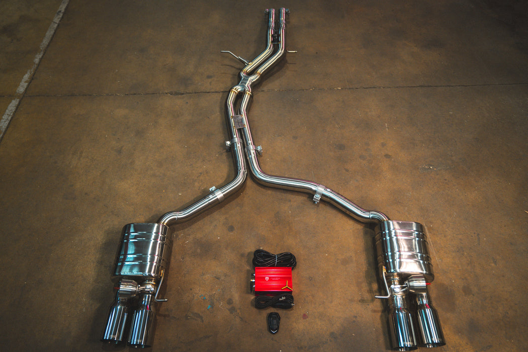 Système d'échappement sport à soupapes Valvetronic pour Audi B8 / B8.5 S4 / S5