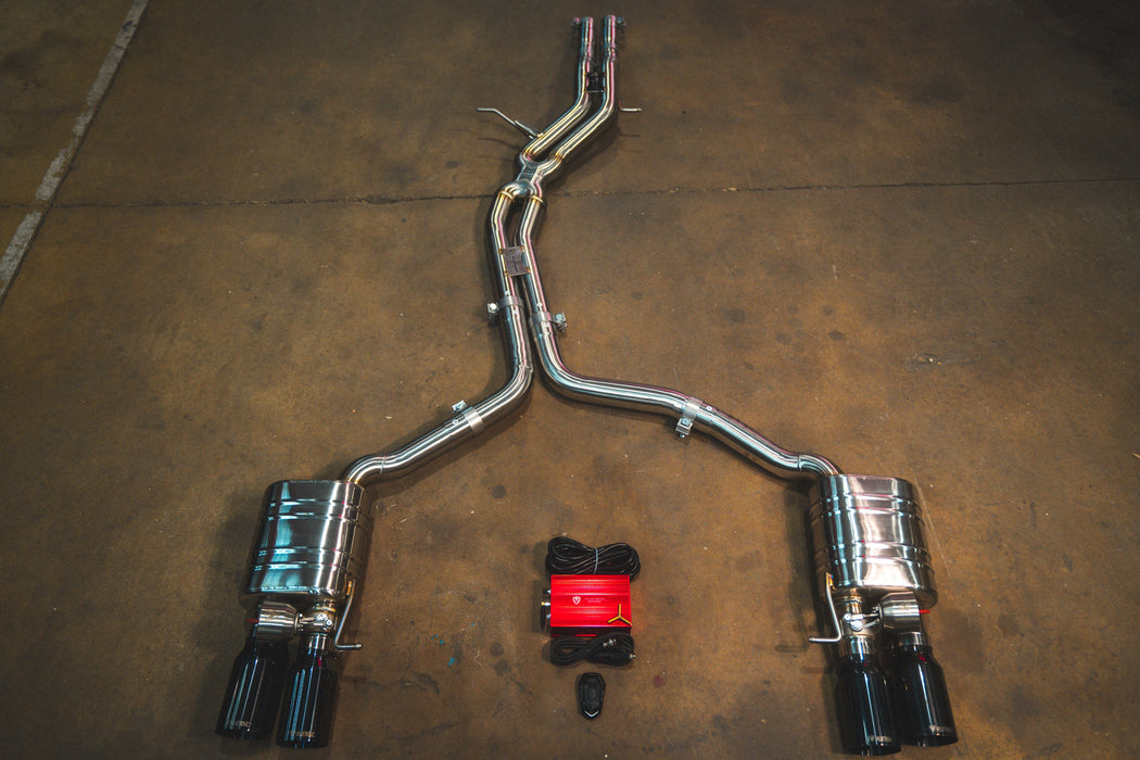 Système d'échappement sport à soupapes Valvetronic pour Audi B8 / B8.5 S4 / S5