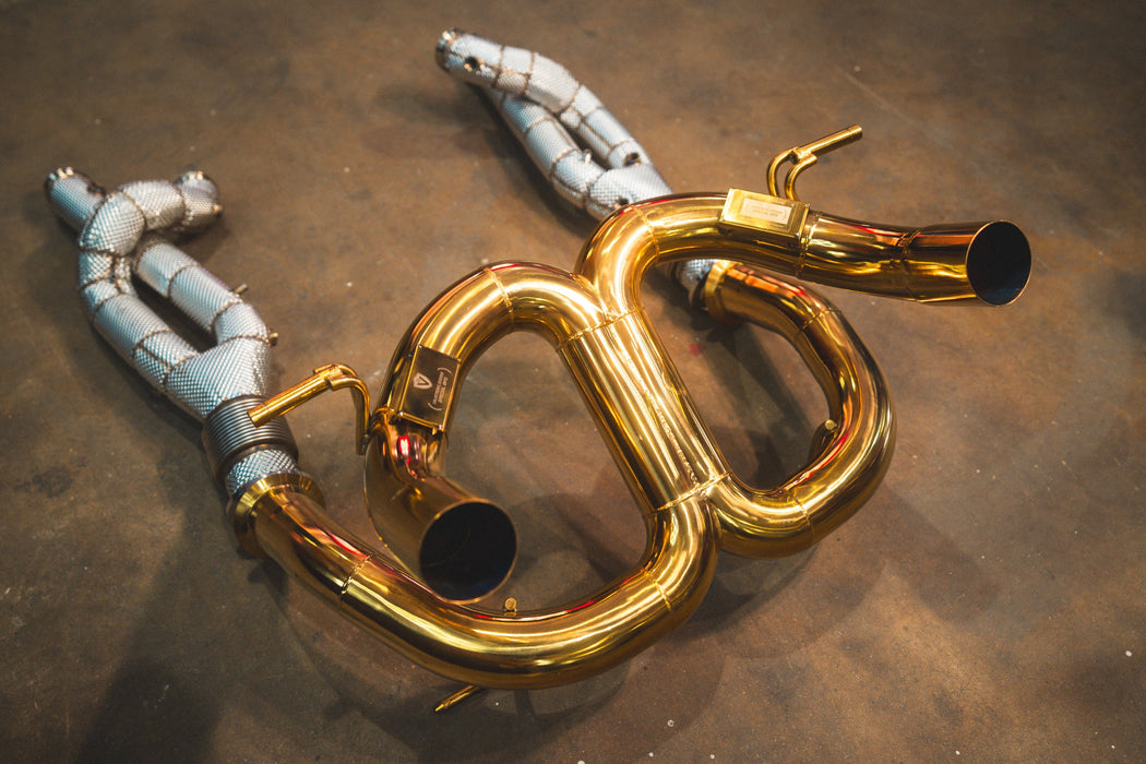 Lamborghini Aventador SVJ/Ultimae Valved Sport Exhaust System - Valvetronic Exhaust