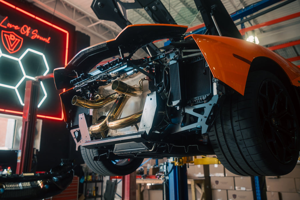 Lamborghini Aventador SVJ/Ultimae Valved Sport Exhaust System - Valvetronic Exhaust