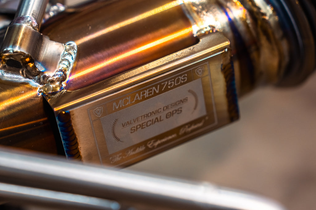 Mclaren 750S F1 Race Exhaust System- Valvetronic Exhaust