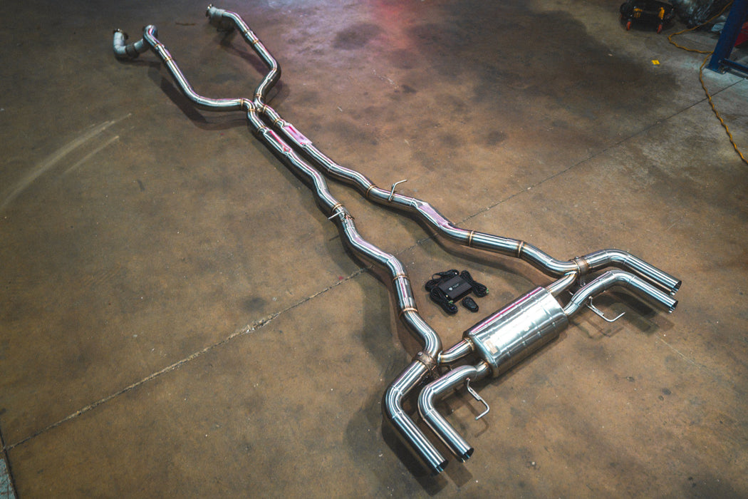 Alpina B8 / BMW G16 M850i Valved Sport Exhaust System - Valvetronic Exhaust