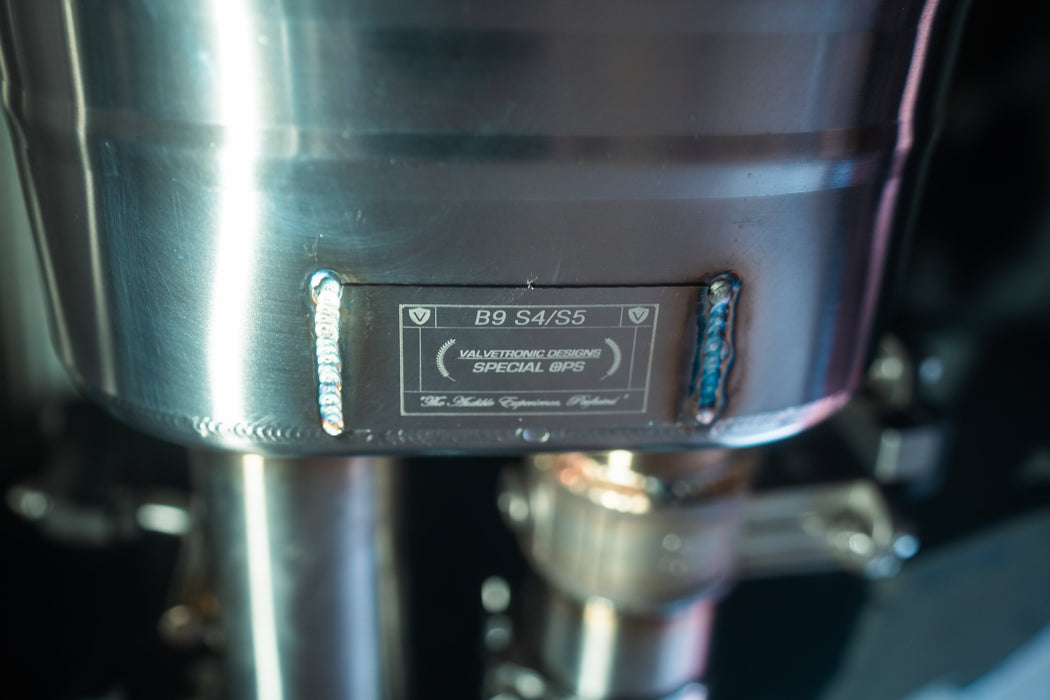 Audi B9 S4 / S5 Valved Sport Exhaust System - Valvetronic Exhausts