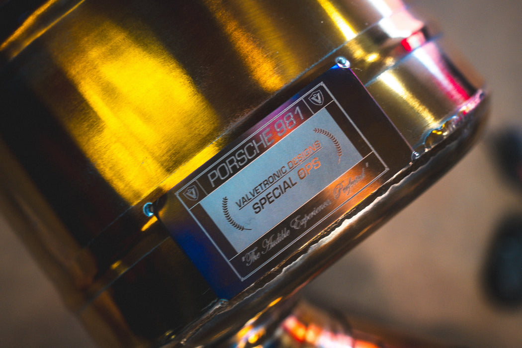 Porsche Boxster/Cayman 981 - Valvetronic Exhaust