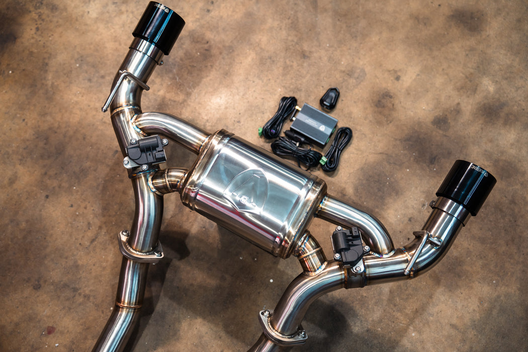 Nissan Z Valved Sport Exhaust System - Valvetronic Exhaust