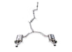 Audi B9 A4 A5 Yonristic Performance valved sport exhaust system