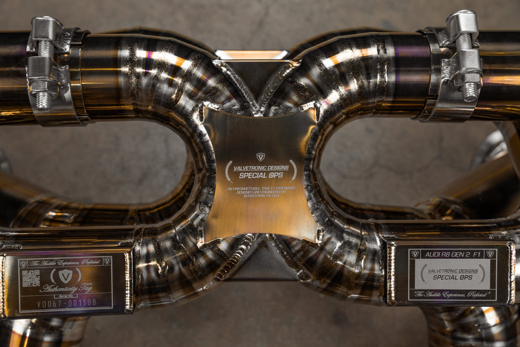 Audi R8 True F1 / Valved Exhaust System - Valvetronic Exhausts