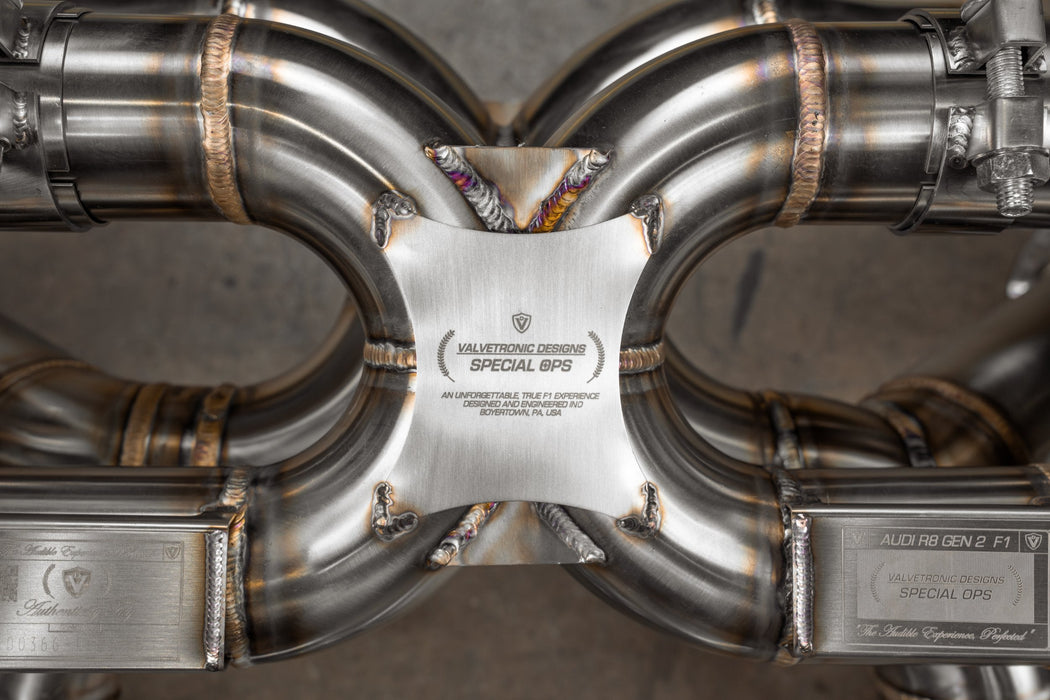 Audi R8 True F1 / Valved Exhaust System - Valvetronic Exhausts