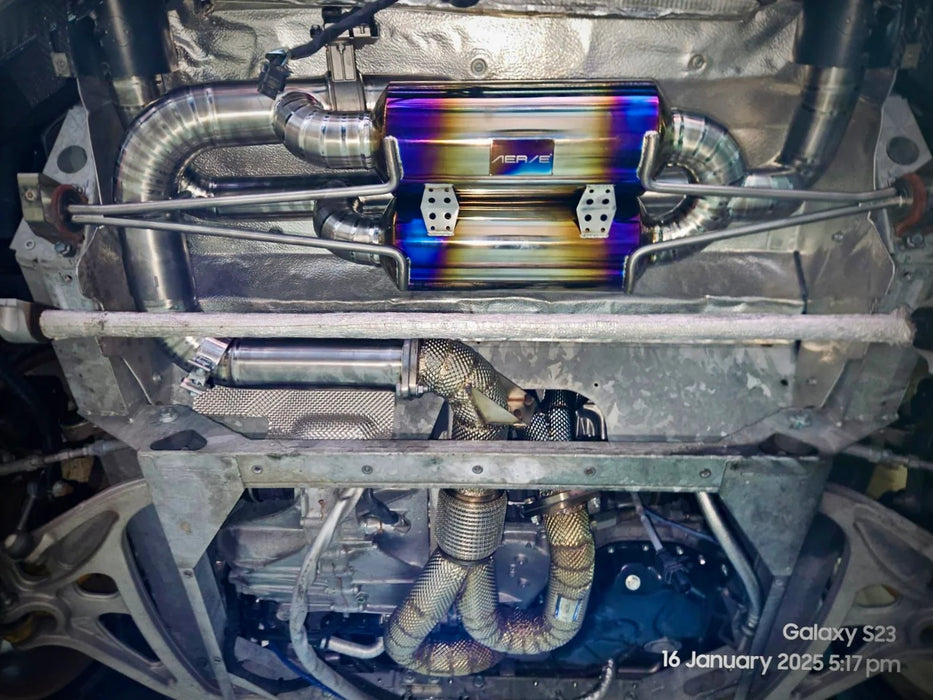 Emira Titanium Exhaust System V2 by Aerie Performance (V6 & i4) - Aerie Exhausts