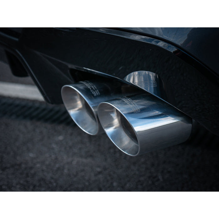 BMW 330e Touring (G21) (19>) Non-Valved Venom Quad Exit Rear Axle Back M3 Style Performance Exhaust