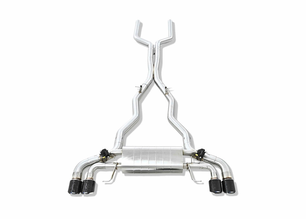 BMW M8 F91 F92 F93 Yonristic Performance valved cat-back exhaust system