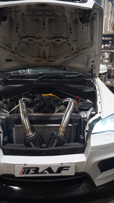BMW X5M/X6M Custom Stainless Steel Air Intakes - S63 Engine