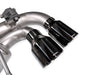 Yonristic VANTA Edition X-pipe exhaust for the Corvette C8 - rear diffuser and tips fitted