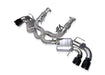 Yonristic VANTA Edition X-pipe exhaust for the Corvette C8 - TIG welded construction detail