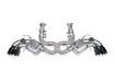 Yonristic Performance VANTA Edition X-pipe valved exhaust system for the Chevrolet Corvette C8 Stingray (AFM) - main product view